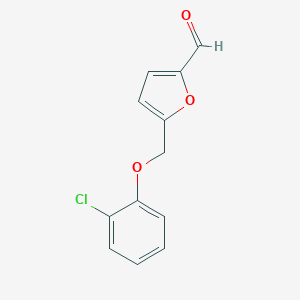 molecular formula C12H9ClO3 B508043 5-[(2-Chlorophenoxy)methyl]-2-furaldehyde CAS No. 438220-35-0