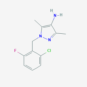 1-(2-Chloro-6-fluorobenzyl)-3,5-dimethyl-1H-pyrazol-4-amine