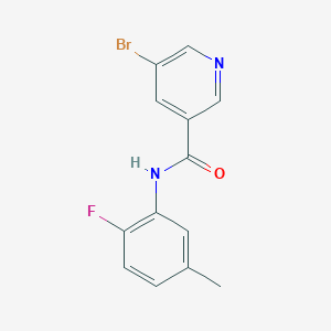 5-bromo-N-(2-fluoro-5-methylphenyl)nicotinamide