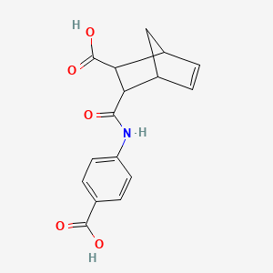 3-{[(4-carboxyphenyl)amino]carbonyl}bicyclo[2.2.1]hept-5-ene-2-carboxylic acid