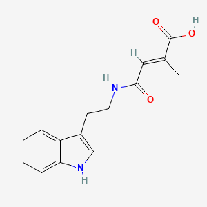 4-{[2-(1H-indol-3-yl)ethyl]amino}-2-methyl-4-oxo-2-butenoic acid