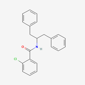 2-chloro-N-(1,3-diphenylpropan-2-yl)benzamide