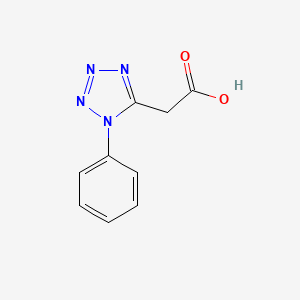 molecular formula C9H8N4O2 B5080754 (1-phenyl-1H-tetrazol-5-yl)acetic acid 