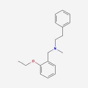 molecular formula C18H23NO B5080766 (2-ethoxybenzyl)methyl(2-phenylethyl)amine 