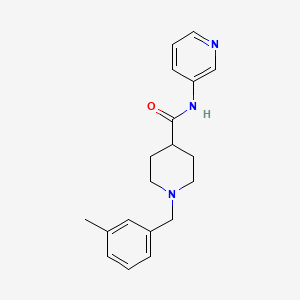 1-(3-methylbenzyl)-N-3-pyridinyl-4-piperidinecarboxamide