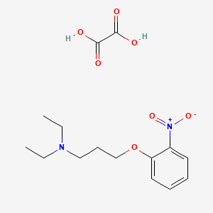 molecular formula C15H22N2O7 B5080850 N,N-diethyl-3-(2-nitrophenoxy)-1-propanamine oxalate 