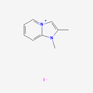 molecular formula C9H11IN2 B5080852 1,2-dimethyl-1H-imidazo[1,2-a]pyridin-4-ium iodide 