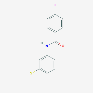 4-iodo-N-[3-(methylthio)phenyl]benzamide