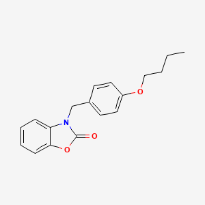 3-(4-butoxybenzyl)-1,3-benzoxazol-2(3H)-one