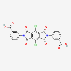 3,3'-(4,8-dichloro-1,3,5,7-tetraoxo-5,7-dihydropyrrolo[3,4-f]isoindole-2,6(1H,3H)-diyl)dibenzoic acid