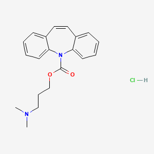 3-(dimethylamino)propyl 5H-dibenzo[b,f]azepine-5-carboxylate hydrochloride