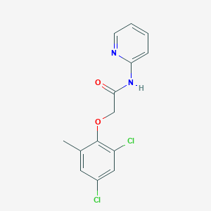 2-(2,4-dichloro-6-methylphenoxy)-N-2-pyridinylacetamide