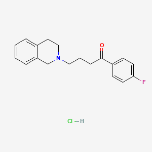 4-(3,4-dihydro-2(1H)-isoquinolinyl)-1-(4-fluorophenyl)-1-butanone hydrochloride