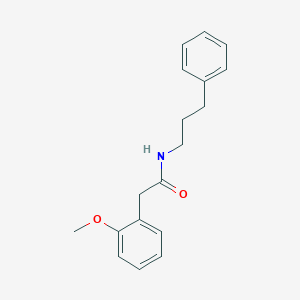 2-(2-methoxyphenyl)-N-(3-phenylpropyl)acetamide