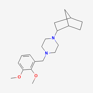 1-bicyclo[2.2.1]hept-2-yl-4-(2,3-dimethoxybenzyl)piperazine