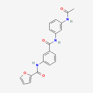 N-[3-({[3-(acetylamino)phenyl]amino}carbonyl)phenyl]-2-furamide