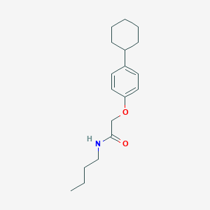 N-butyl-2-(4-cyclohexylphenoxy)acetamide