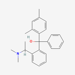 {2-[1-(dimethylamino)ethyl]phenyl}(2,4-dimethylphenyl)phenylmethanol