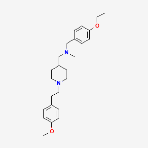 (4-ethoxybenzyl)({1-[2-(4-methoxyphenyl)ethyl]-4-piperidinyl}methyl)methylamine