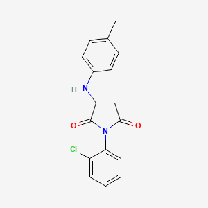 1-(2-Chlorophenyl)-3-[(4-methylphenyl)amino]pyrrolidine-2,5-dione