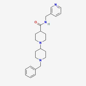 1'-benzyl-N-(3-pyridinylmethyl)-1,4'-bipiperidine-4-carboxamide