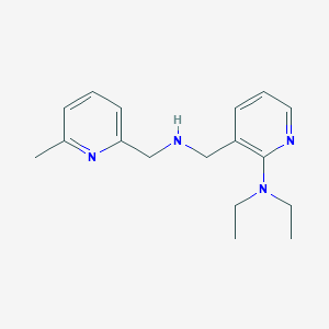 N,N-diethyl-3-[[(6-methylpyridin-2-yl)methylamino]methyl]pyridin-2-amine