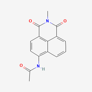 N-(2-methyl-1,3-dioxo-2,3-dihydro-1H-benzo[de]isoquinolin-6-yl)acetamide