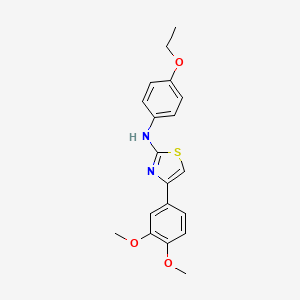 4-(3,4-dimethoxyphenyl)-N-(4-ethoxyphenyl)-1,3-thiazol-2-amine