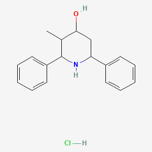 3-methyl-2,6-diphenyl-4-piperidinol hydrochloride