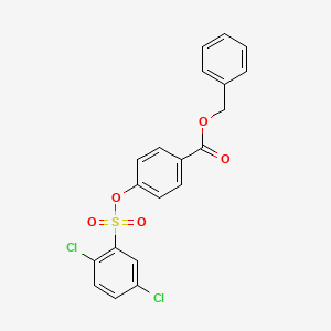 Benzyl 4-[(2,5-dichlorobenzenesulfonyl)oxy]benzoate