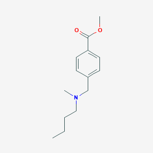 molecular formula C14H21NO2 B5082092 Methyl 4-[[butyl(methyl)amino]methyl]benzoate 