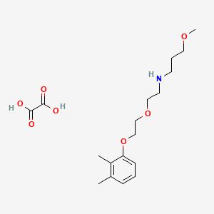 N-[2-[2-(2,3-dimethylphenoxy)ethoxy]ethyl]-3-methoxypropan-1-amine;oxalic acid