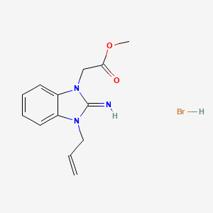 methyl (3-allyl-2-imino-2,3-dihydro-1H-benzimidazol-1-yl)acetate hydrobromide