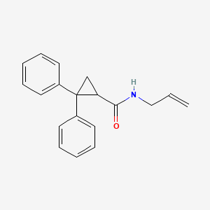 2,2-diphenyl-N-(prop-2-en-1-yl)cyclopropanecarboxamide