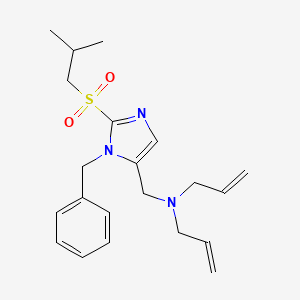 N-allyl-N-{[1-benzyl-2-(isobutylsulfonyl)-1H-imidazol-5-yl]methyl}-2-propen-1-amine