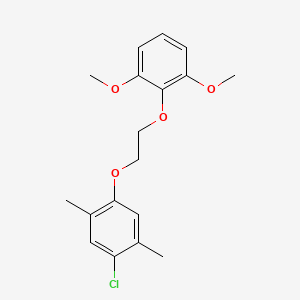 1-chloro-4-[2-(2,6-dimethoxyphenoxy)ethoxy]-2,5-dimethylbenzene