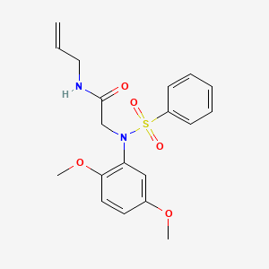 N~1~-allyl-N~2~-(2,5-dimethoxyphenyl)-N~2~-(phenylsulfonyl)glycinamide