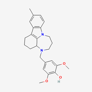 2,6-dimethoxy-4-[(11-methyl-1,2,3,3a,6,7-hexahydro[1,4]diazepino[3,2,1-jk]carbazol-4(5H)-yl)methyl]phenol