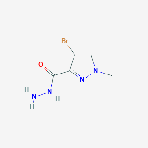molecular formula C5H7BrN4O B508272 4-溴-1-甲基-1H-吡唑-3-甲酰肼 CAS No. 400878-08-2