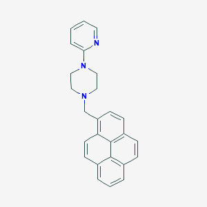 1-(1-pyrenylmethyl)-4-(2-pyridinyl)piperazine