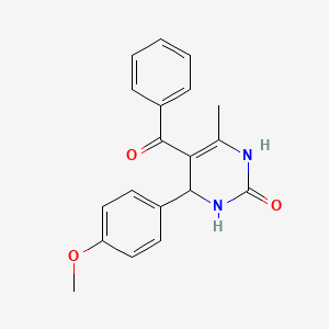 5-benzoyl-4-(4-methoxyphenyl)-6-methyl-3,4-dihydro-2(1H)-pyrimidinone