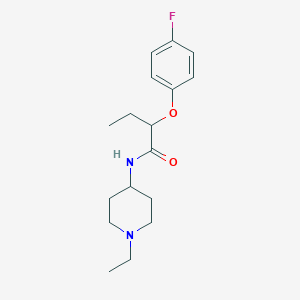 N-(1-ethyl-4-piperidinyl)-2-(4-fluorophenoxy)butanamide