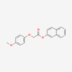 molecular formula C19H16O4 B5082961 2-naphthyl (4-methoxyphenoxy)acetate 
