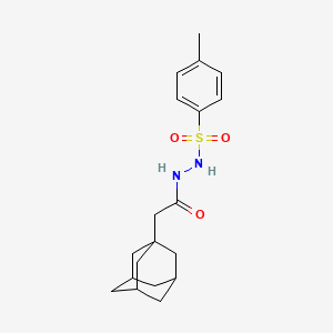 2-(1-adamantyl)-N'-[(4-methylphenyl)sulfonyl]acetohydrazide
