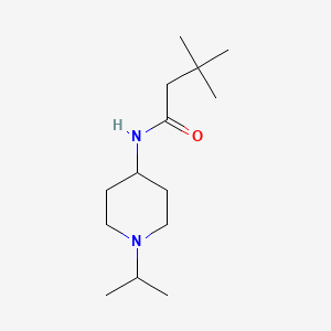 N-(1-isopropyl-4-piperidinyl)-3,3-dimethylbutanamide