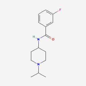 3-fluoro-N-(1-isopropyl-4-piperidinyl)benzamide