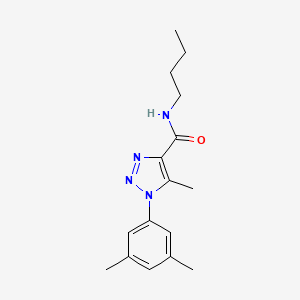 molecular formula C16H22N4O B5083100 N-butyl-1-(3,5-dimethylphenyl)-5-methyl-1H-1,2,3-triazole-4-carboxamide 
