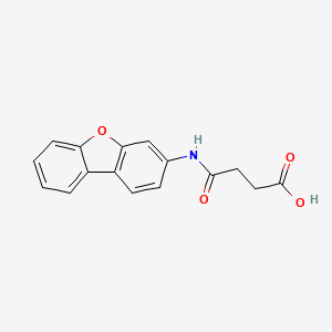molecular formula C16H13NO4 B5083149 4-(dibenzo[b,d]furan-3-ylamino)-4-oxobutanoic acid 