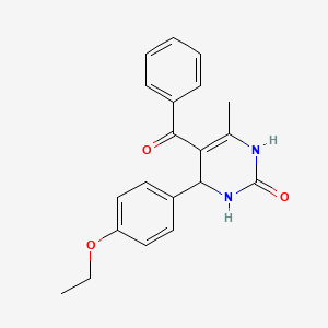 molecular formula C20H20N2O3 B5083514 5-benzoyl-4-(4-ethoxyphenyl)-6-methyl-3,4-dihydro-2(1H)-pyrimidinone 