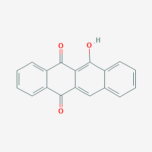 molecular formula C18H10O3 B5083620 6-hydroxy-5,12-tetracenedione CAS No. 6336-86-3